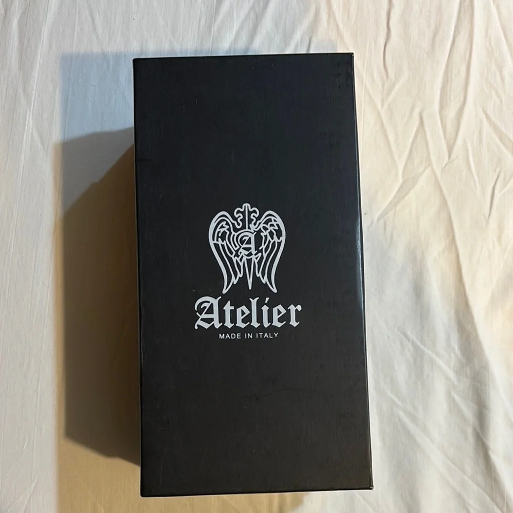 Atelier Boys Woven Leather Drivers NWT